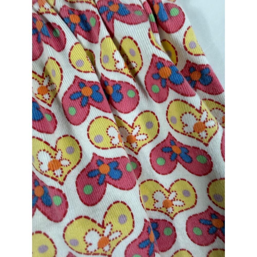Hanna Andersson Heart Print Dress Bike Shorts Set Size 2 (80cm) - Picture 9 of 15